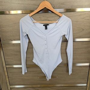 Forever 21 Baby Blue Body Suit